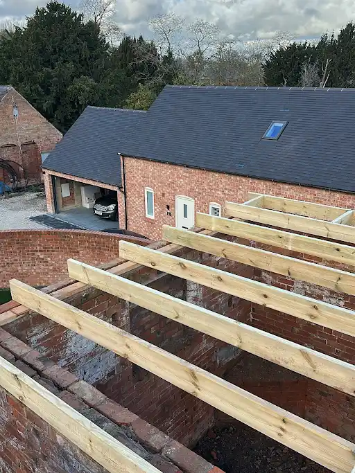 Timber floor joists and structural beams